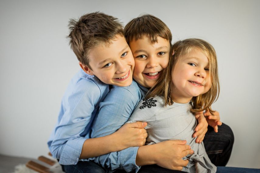 Portraits d’enfants à Noël – Alsace Babouchkatelier