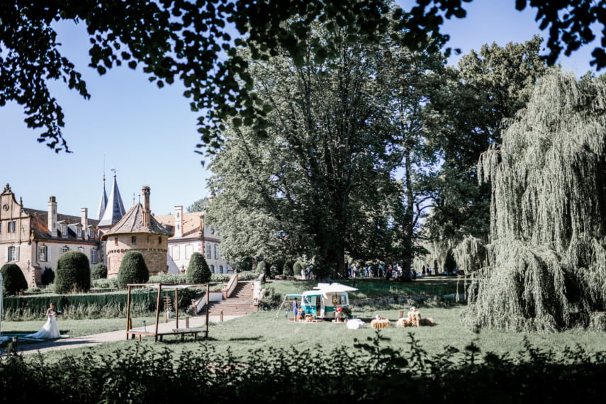Mariage Boheme au Chateau d’Osthoffen