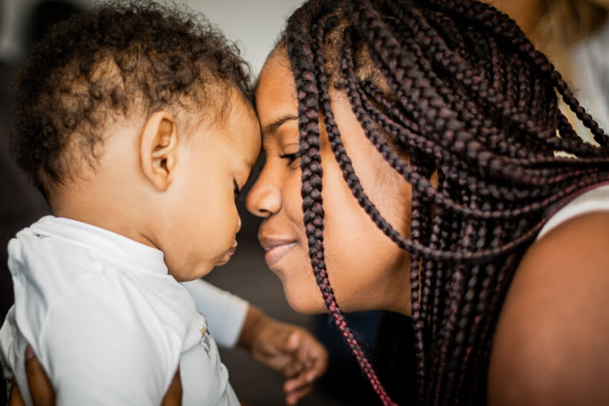 Photos de famille à la maison